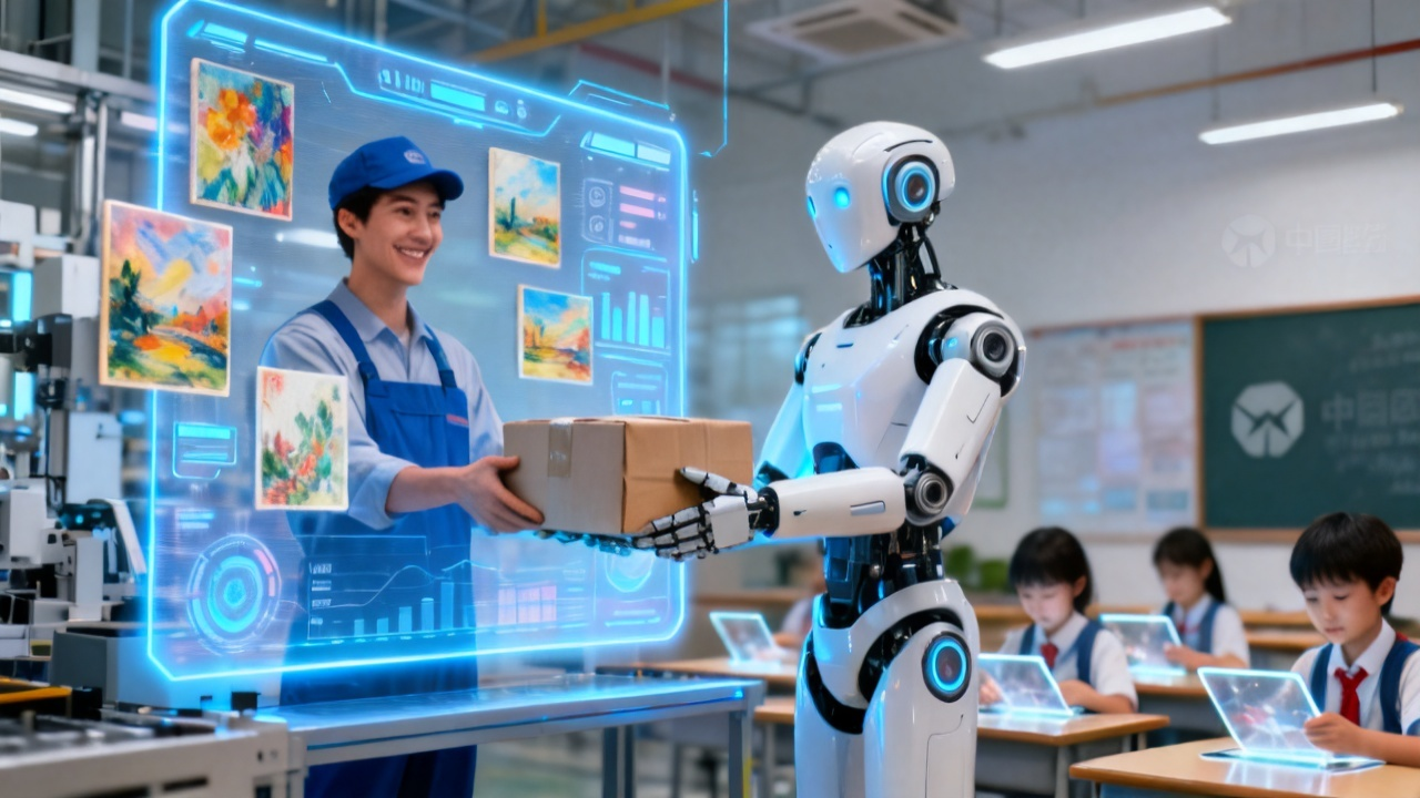 AI绘画引爆行业变革:从诺贝尔奖得主跳槽到京东机器人培训,科技公司如何重塑未来配图