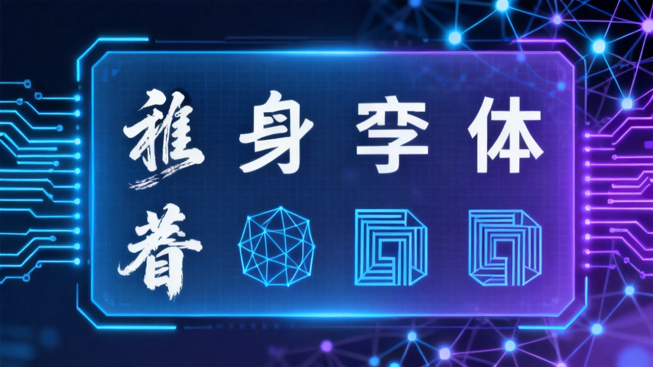 科技前沿:AI字体中文如何颠覆设计与文字产业?
