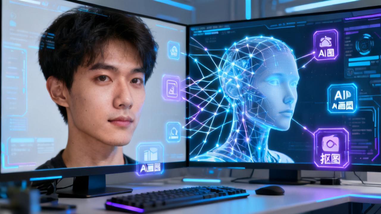 AI换脸入门指南:用AI办公工具实现效率提升与创意变现配图