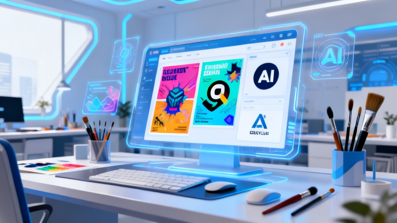 AI平面设计评测深度解读：如何用AI工具实现办公效率跃升？配图